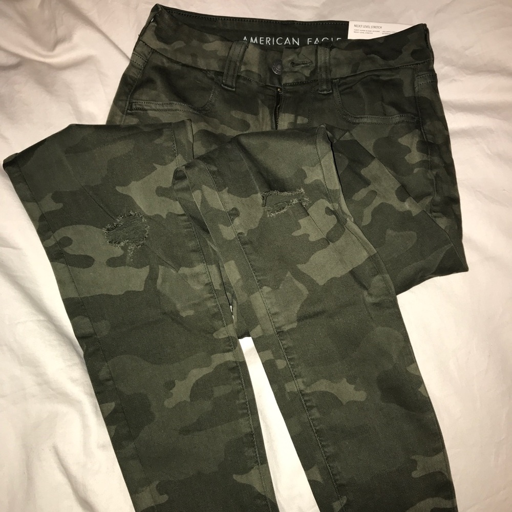 camo jeans